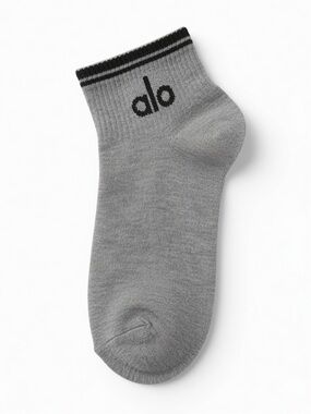 Fashion x alo unisex half crew socks